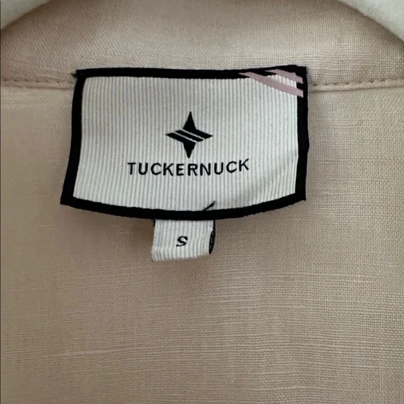 NWOT Tuckernuck Tan Linen Top - Picture 4 of 7